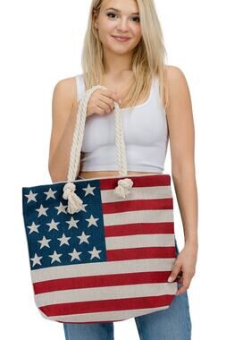 Flag Canvas Tote Bag